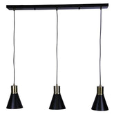 Oriel Lighting Indoor Pendants Como Bar Pendant Light 3Lt in Antique Brass or Brushed Chrome Lights-For-You OL67513AB 9324879217903